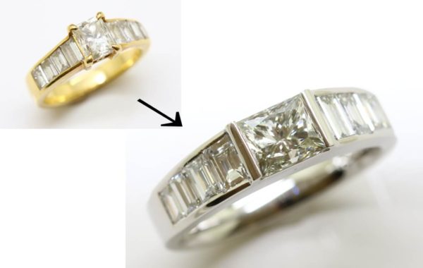 ダイヤモンドの指輪をリフォーム